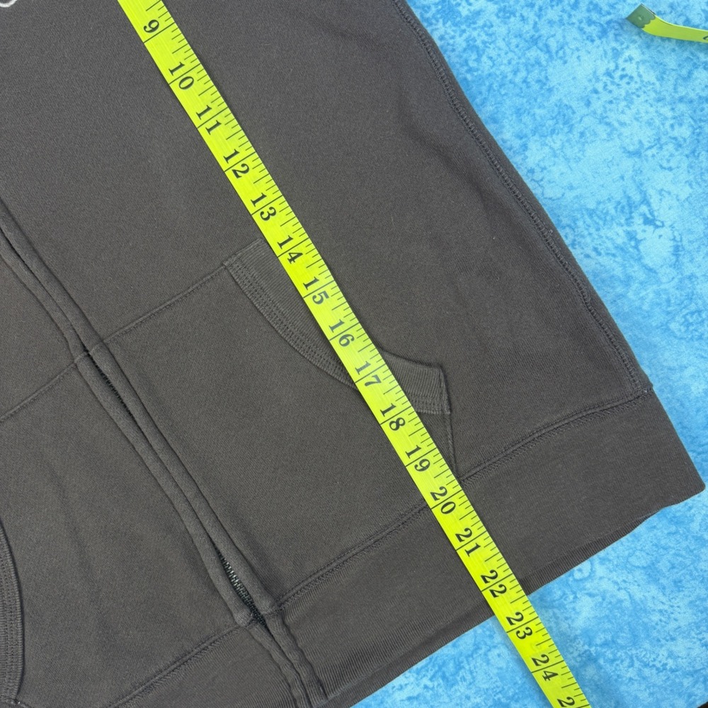 Aeropostale Womens Brown Full Zip Hoodie Sweatshirt Graphic Logo Size S - Picture 6 of 11